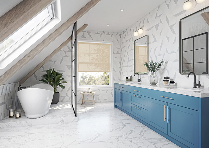 Pompeii Voile, Parchment - Twist&Fit Roller Blind - Image 7